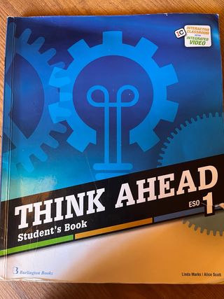 Libro texto ingles 1 ESO. THINK AHEAD. Burlington