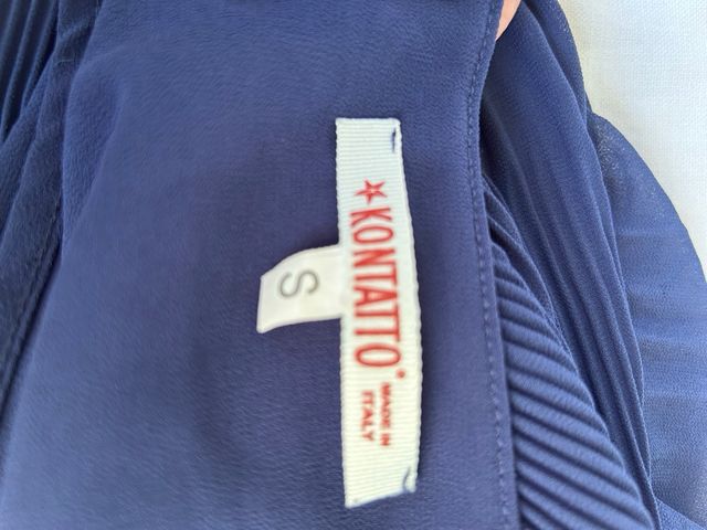 Canotta Kontatto blu tg S