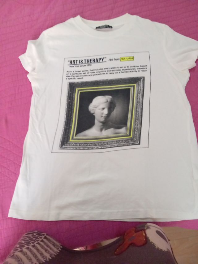 Camiseta tigre roja y blanca - M