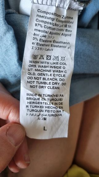 Jeans premaman Shein L - Blu