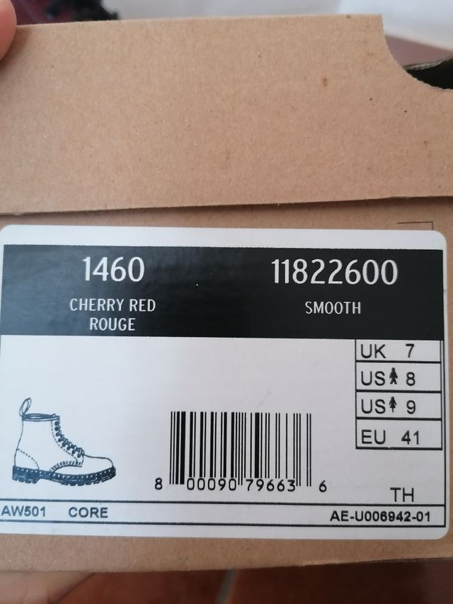 Stivaletti Dr Martens 1460 Bordeaux