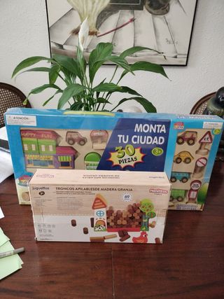 Juguetes didácticos de madera: Monta tu ciudad + G
