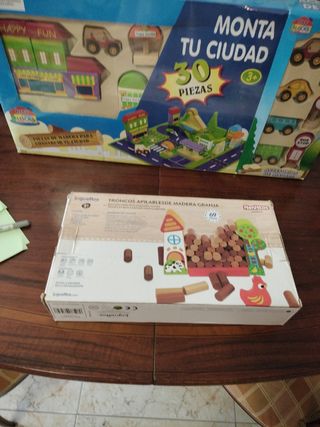 Juguetes didácticos de madera: Monta tu ciudad + G