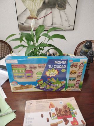 Juguetes didácticos de madera: Monta tu ciudad + G