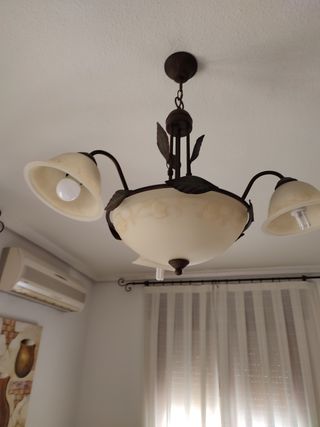 Lamparas techo vintage 3 luces