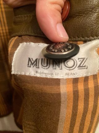 Cazadora vintage ante marrón SERRA