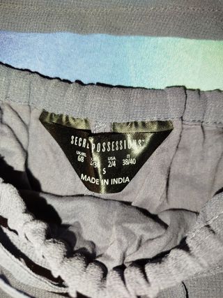 Pijama gris azulado Secret Possessions - T-S