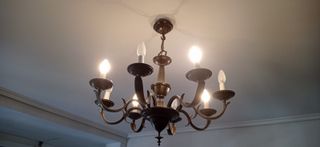 Lámpara techo 8 brazos - Vintage