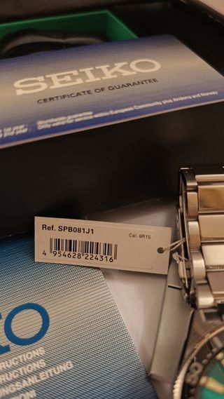 A estrenar (10/10) Seiko Prospex SPB081J1 full set