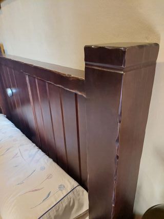 Dormitorio madera maciza