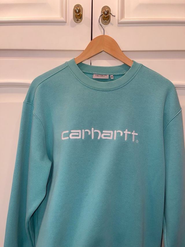 Sudadera Carhartt M - Verde azulado