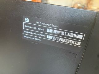 HP Pavilion PC de Escritorio