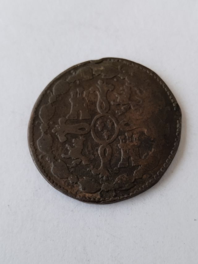 Moneda 8 Maravedís 1820 Juvia Fernando VII