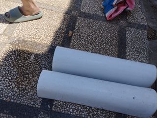 Lote lavabos con pie y 1 grifo