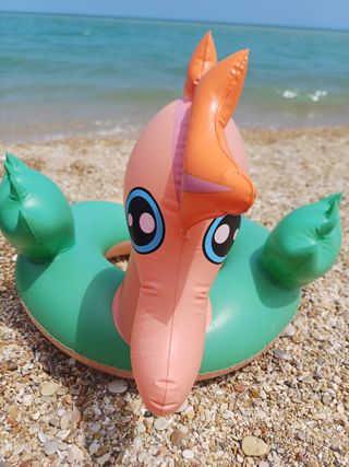 Gonfiabile unicorno mare bimba