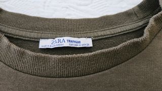 Sudadera Zara verde militar M