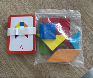 Tangram de madera: juego educativo