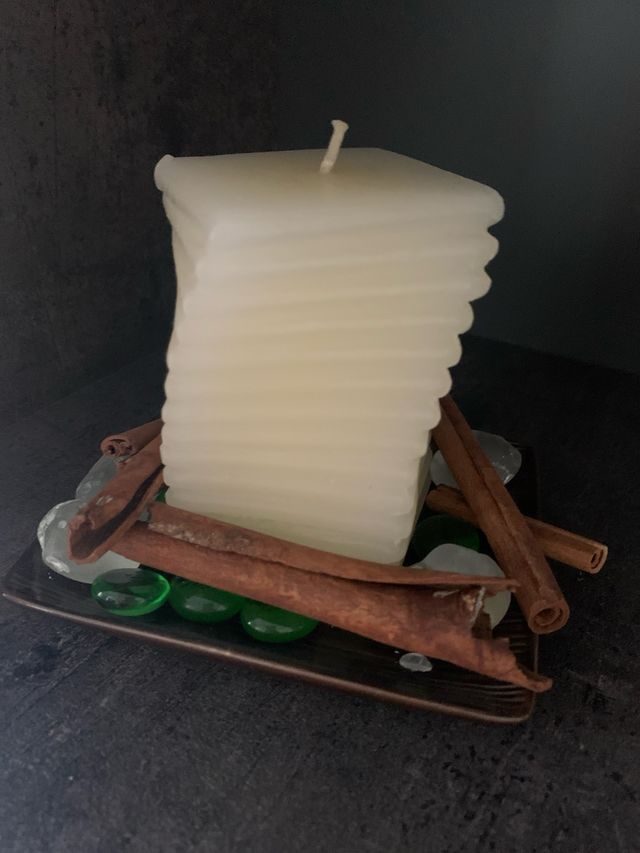 Candela profumata porta candela