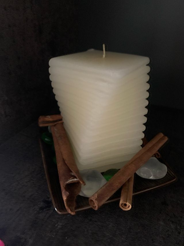 Candela profumata porta candela