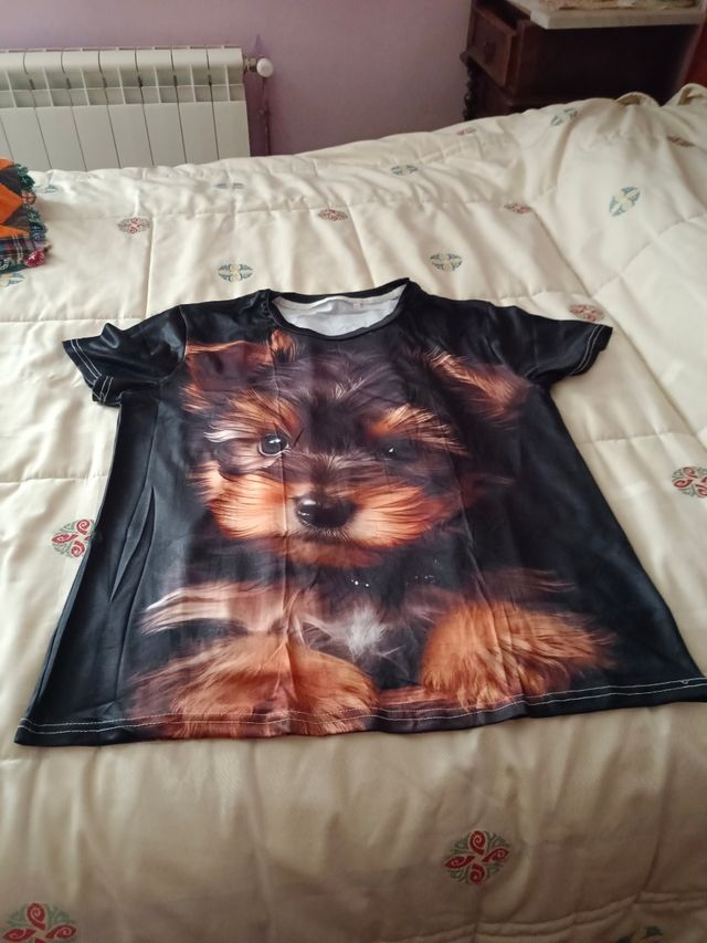 Camiseta perro Yorkshire 2XL equivalente talla 46