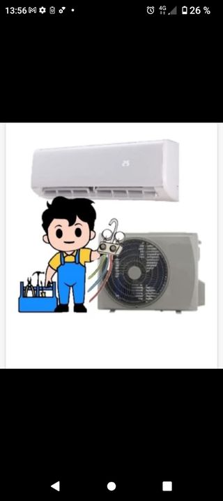 Instalador de aire acondicionado y recargas de gas