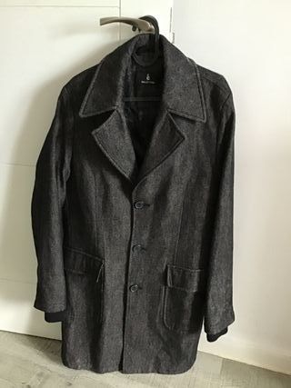 Abrigo lana Selected gris L