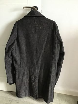 Abrigo lana Selected gris L