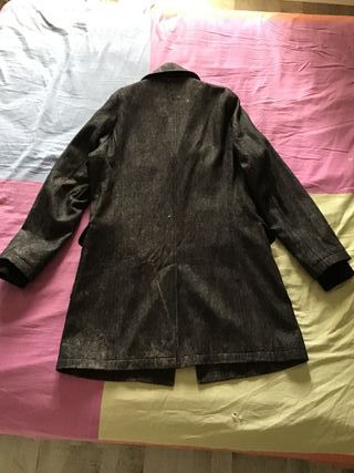 Abrigo lana Selected gris L