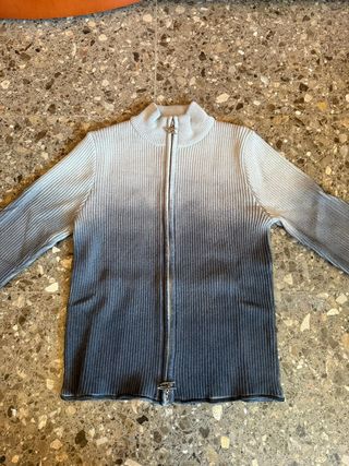 Jersey con cremallera degradado “Faded knitwear” 