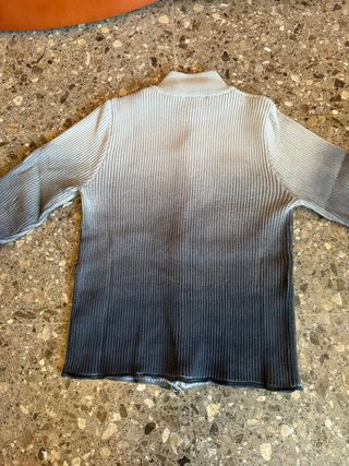 Jersey con cremallera degradado “Faded knitwear” 