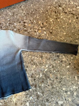 Jersey con cremallera degradado “Faded knitwear” 