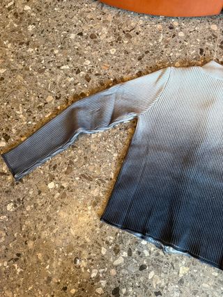 Jersey con cremallera degradado “Faded knitwear” 