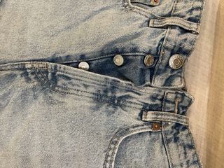 Shorts vaqueros Zara - Azul - Desgastados