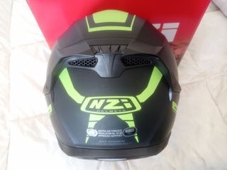 CASCO NZI Go Rider Negro/Verde - NUEVO