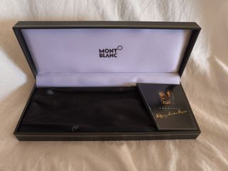 Estuche Montblanc pluma estilográfica