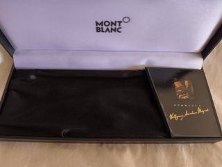 Estuche Montblanc pluma estilográfica