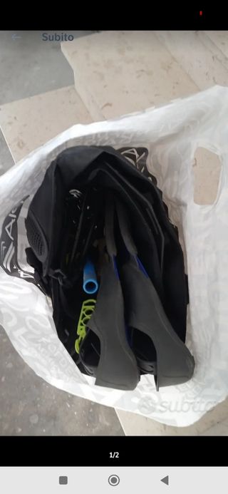 Kit subacquea usato più tubo competo