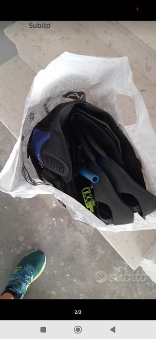 Kit subacquea usato più tubo competo