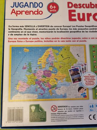 Puzzle Europa Clementoni (6+) .
