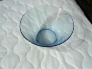 3 ciotole vetro blu più una grande