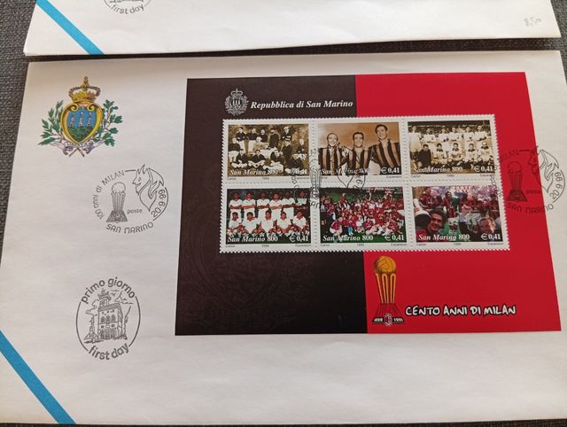 2 Buste primo giorno San Marino