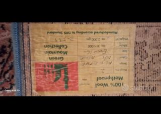 3Tappeti lana blu 80x160cm vedi misure