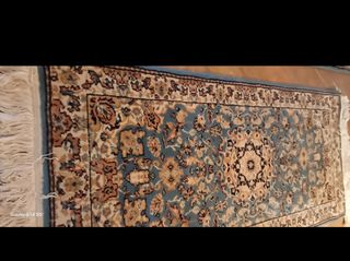 3Tappeti lana blu 80x160cm vedi misure