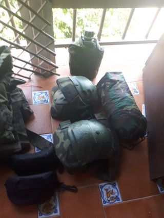 Mochila militar + equipo