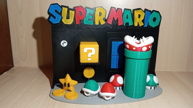 DIORAMA Super Mario – Artigianale – Fan Art 3D