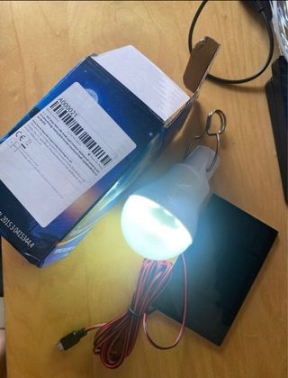 Lámpara solar LED - Camping