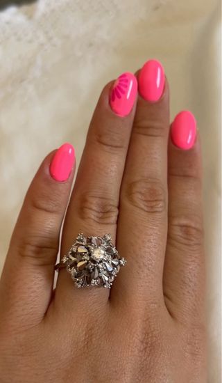 Anillo oro 18k brillantes
