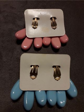 Pendientes años 90 | Bisutería | 2 pares