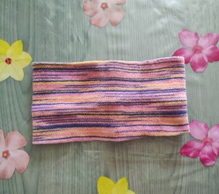Fascia etnica per capelli in cotone  multicolore 