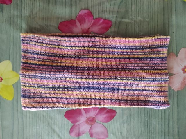 Fascia etnica per capelli in cotone  multicolore 